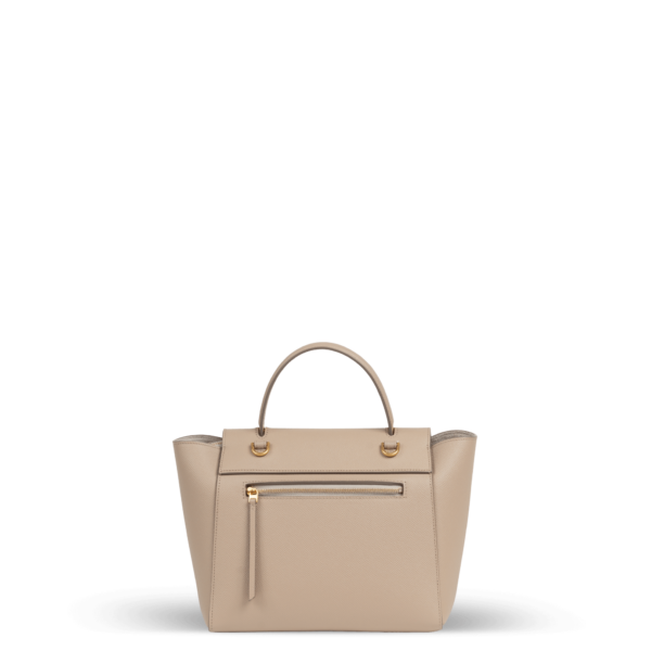 Beige leather handbag from the Celine brand.
