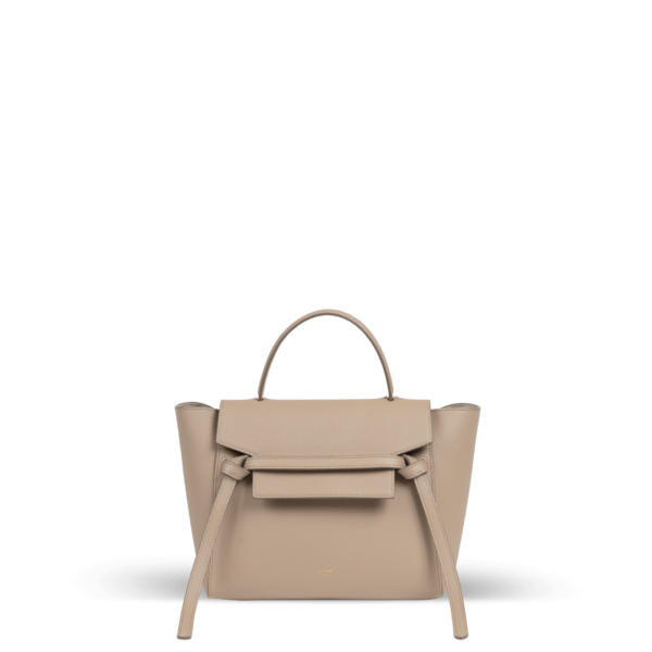 Beige leather handbag from the Celine brand.